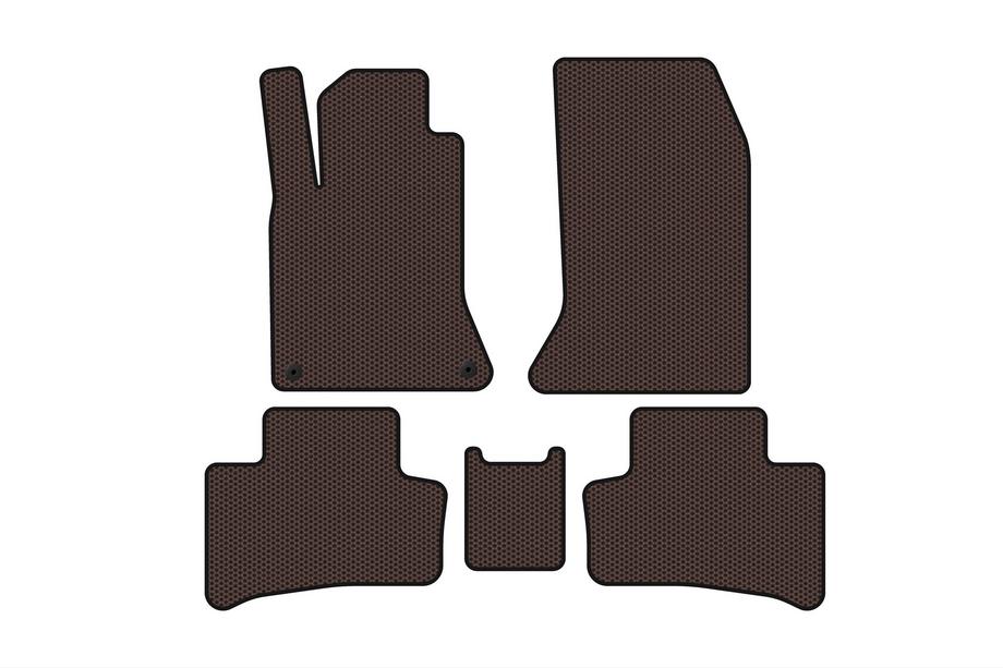 Mercedes B-klasse W246 2011–2018 Rubberen automatten Carsuit (2011-2015, Elektro, bruin) Image