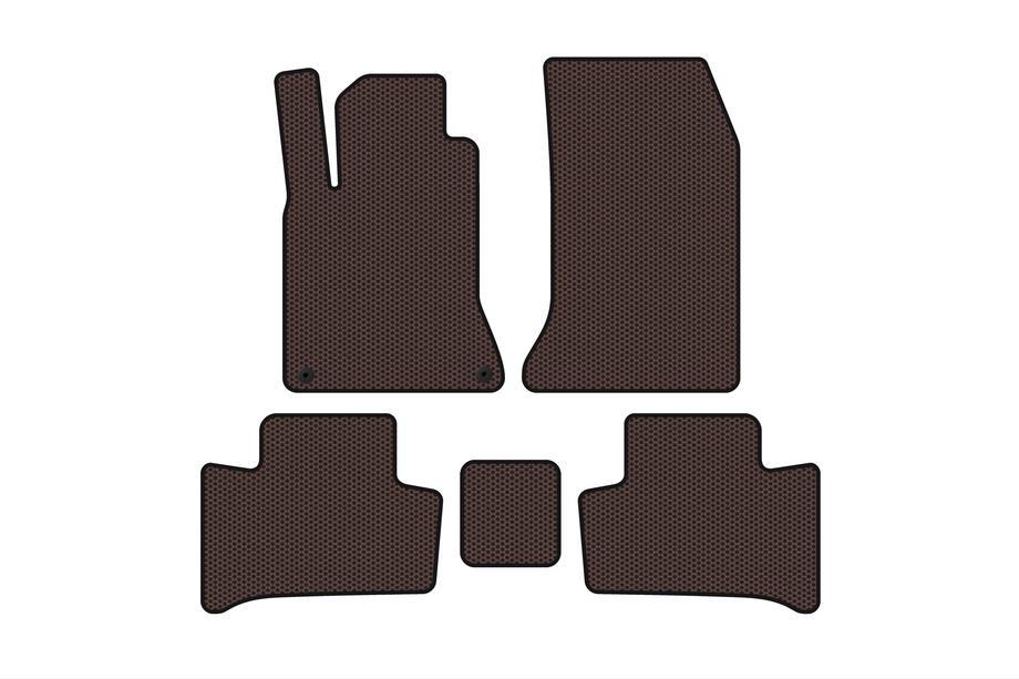 Mercedes B-klasse W246 2011–2018 Rubberen automatten Carsuit (2015-2018, Bruin) Foto 1