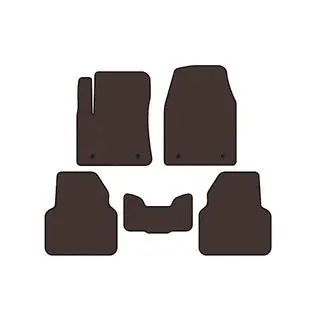 Rubberen automatten Carsuit (HB, bruin)