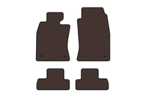 Mini Cooper R50/52/53 2000–2006 Rubberen automatten Carsuit (voor R50, bruin) foto 1
