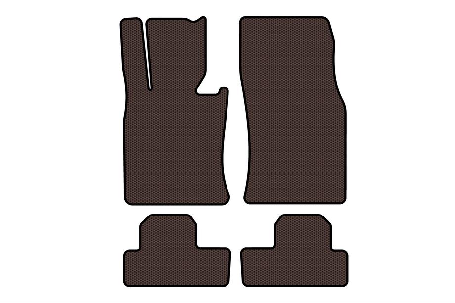 Mini Clubman R55/R56 2007–2014 Carsuit rubberen automatten voor het interieur (voor R56, bruin) Image
