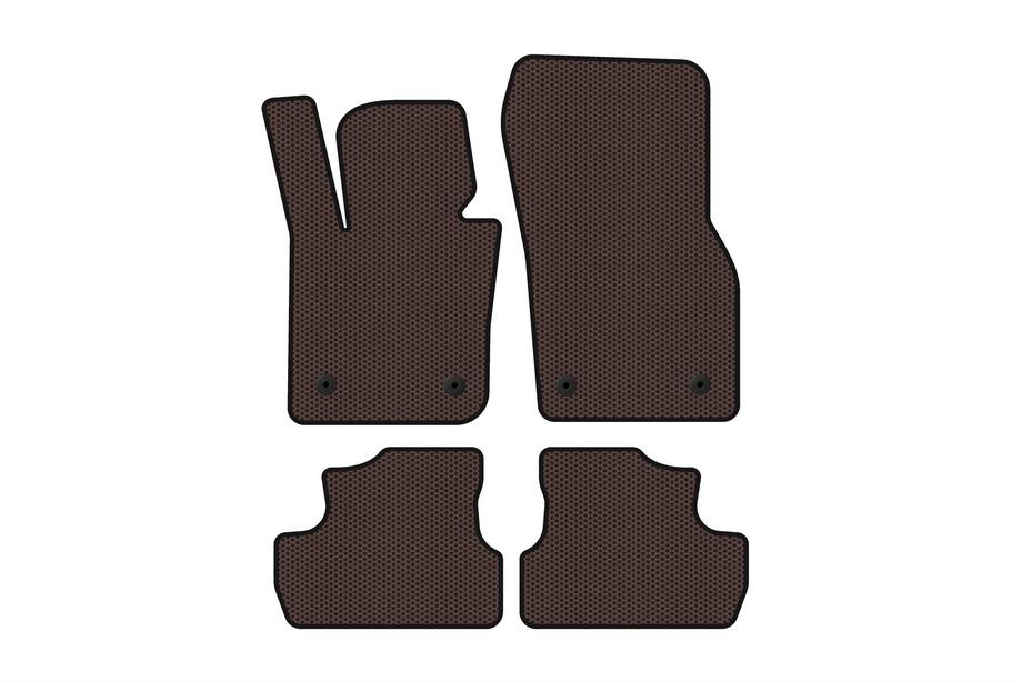 Mini Cooper F55/56/57 2014–2023 Carsuit rubberen automatten voor interieur (voor S F56, bruin) Image