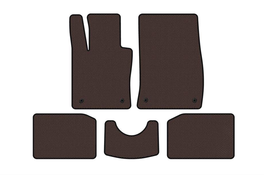 Mini Countryman R60 2010–2017 Rubberen automatten Carsuit (SD-uitvoering, bruin) Image