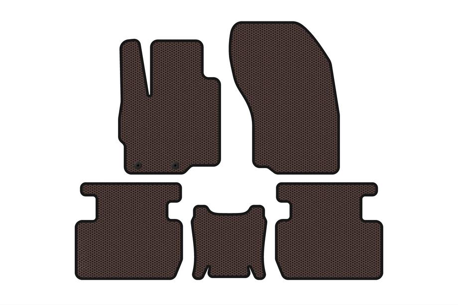 Mitsubishi Outlander 2021– Rubberen automatten Carsuit (Bruin) Image