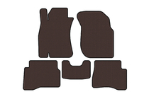 Nissan Almera N16 2000–2006 Rubberen automatten Carsuit (SD, bruin) foto 1