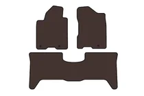 Nissan Armada 2003–2015 Rubberen automatten Carsuit (2 rijen, 2003-2008, bruin) foto 1
