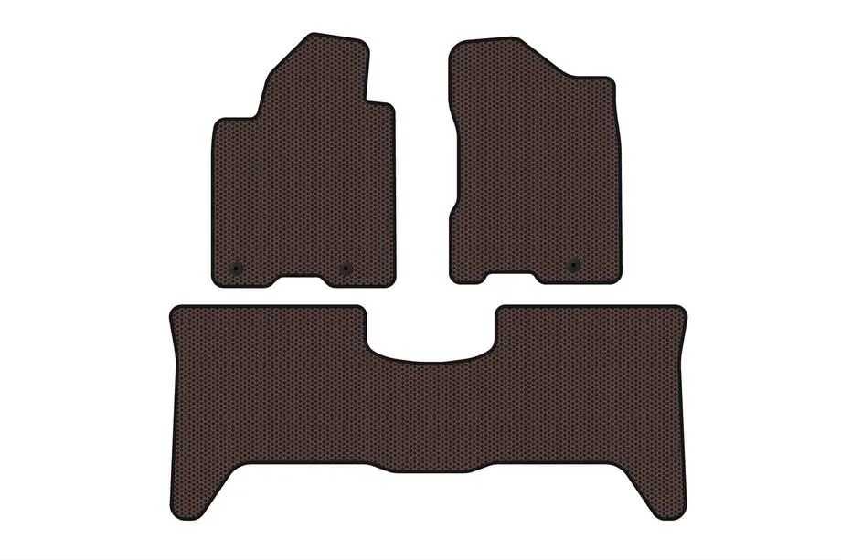 Nissan Armada 2003–2015 Rubberen automatten Carsuit (2 rijen, 2003-2008, bruin) Image
