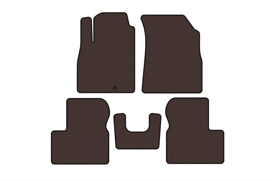Nissan Micra K13 2011–2016 Rubberen automatten Carsuit (Bruin) Image