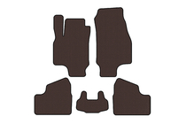 Opel Astra G Classic 1998–2012 Rubberen automatten Carsuit (SD, bruin) foto 1