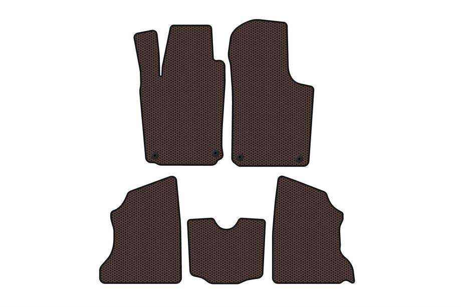Opel Combo 2002–2012 Rubberen automatten Carsuit (Bruin) Image