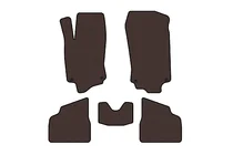 Opel Corsa C 2000–2006 Rubberen automatten Carsuit (Bruin) foto 1