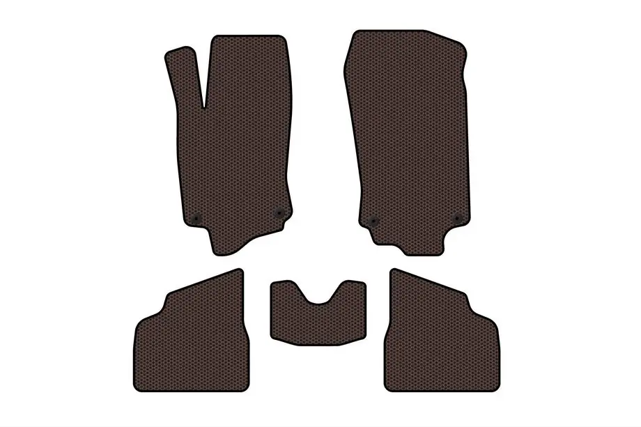 Opel Corsa C 2000–2006 Rubberen automatten Carsuit (Bruin) Image