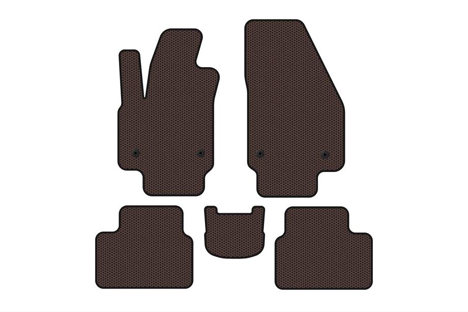 Opel Meriva 2010–2017 Rubberen automatten Carsuit (Bruin) Image