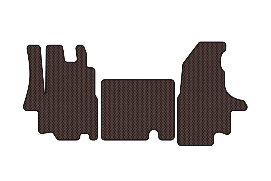 Opel Movano 2004–2010 Rubberen automatten Carsuit (Bruin) Image