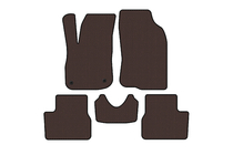 Peugeot 2008 2013–2019 Rubberen automatten Carsuit (Bruin) foto 1