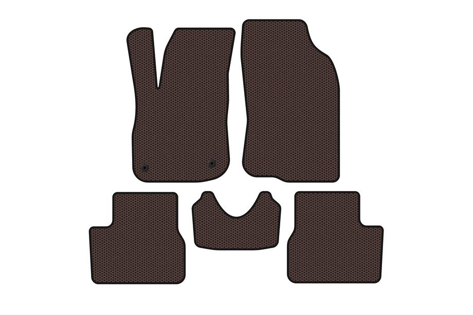 Peugeot 2008 2013–2019 Rubberen automatten Carsuit (Bruin) Image