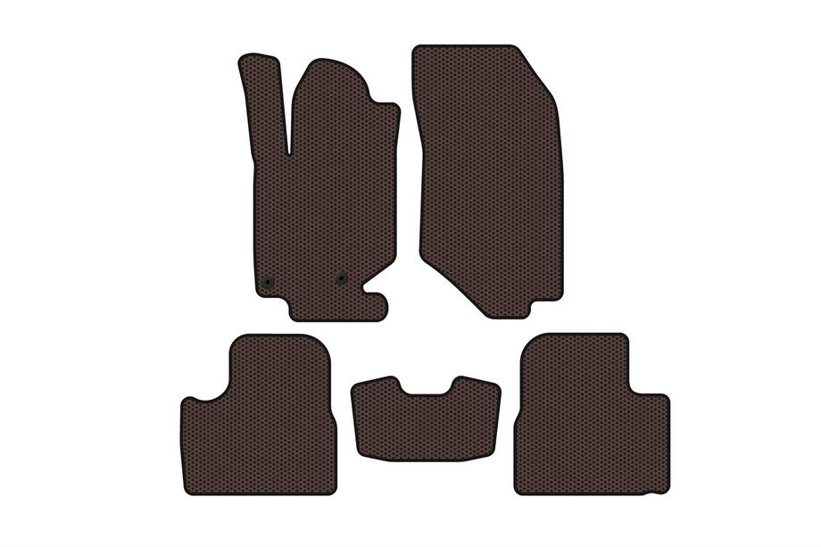 Peugeot 2008 2019– Rubberen automatten Carsuit (Bruin) Foto 1
