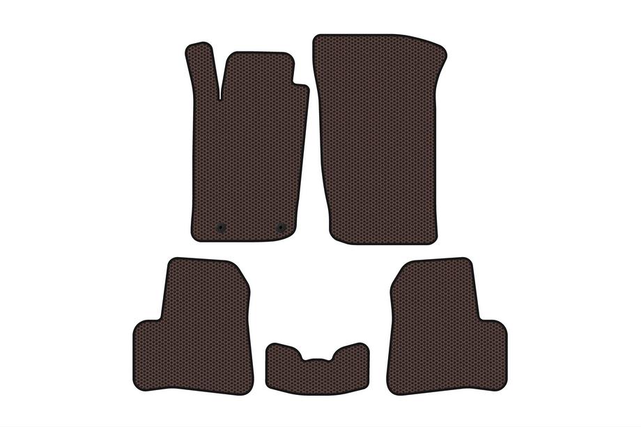 Peugeot 206 1998–2024 Rubberen automatten Carsuit (1998-2009, Bruin) Image