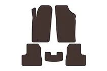 Peugeot 206 1998–2024 Rubberen automatten Carsuit (2009-2013, Bruin) foto 1