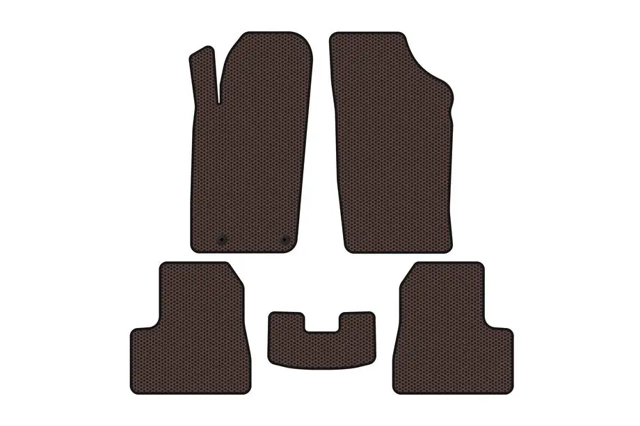 Peugeot 206 1998–2024 Rubberen automatten Carsuit (2009-2013, Bruin) Image