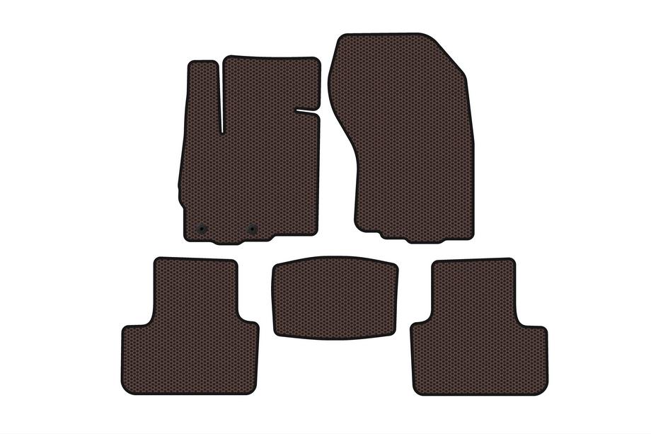 Peugeot 4008 2012–2017 Rubberen automatten Carsuit (Bruin) Image