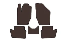 Peugeot 408 2010–2018 Rubberen automatten Carsuit (Bruin) foto 1