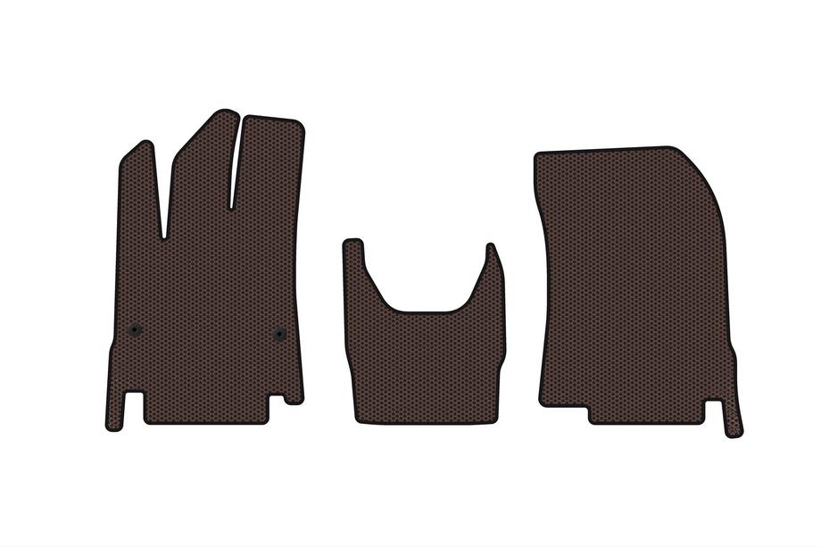 Peugeot Partner/Rifter 2019– Rubberen automatten Carsuit (Bruin) Image