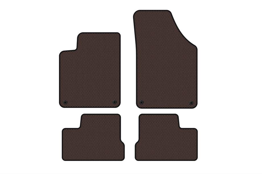 Peugeot RCZ 2010–2015 Rubberen automatten Carsuit (Bruin) Image