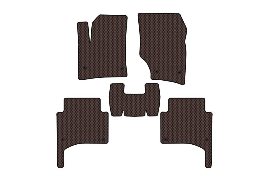 Porsche Cayenne 2003–2010 Rubberen automatten Carsuit (Bruin) Image