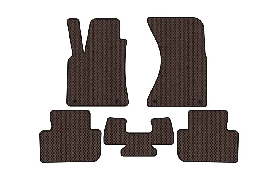 Porsche Macan 2014–2024 Rubberen automatten Carsuit (2014-2018, bruin) Image