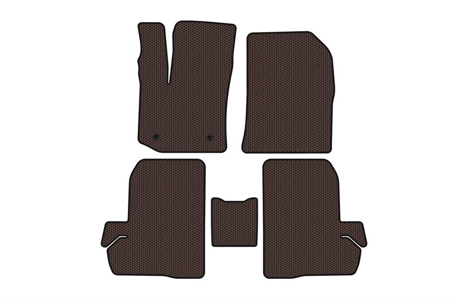 Renault Dokker 2013–2022 Rubberen automatten Carsuit (Bruin) Image