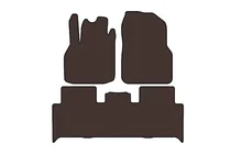 Renault Scenic/Grand 2003–2009 Carsuit rubber automatten voor het interieur (2 rijen, bruin) foto 1