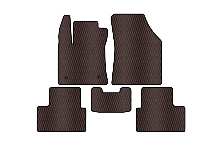 Renault Megane IV 2016–2025 Rubberen automatten Carsuit (SD, bruin) Image