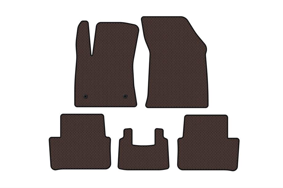 Renault Megane IV 2016–2025 Rubberen automatten Carsuit (2016-2020, SW, bruin) Image