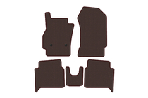 Renault Zoe 2012–2019 Rubberen automatten Carsuit (HB, bruin) foto 1