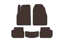 Saab 9-3 2002–2014 Rubberen automatten Carsuit (Bruin) foto 1