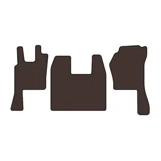 Rubberen automatten Carsuit (Bruin) Scania P-serie 2004–2017 foto 1