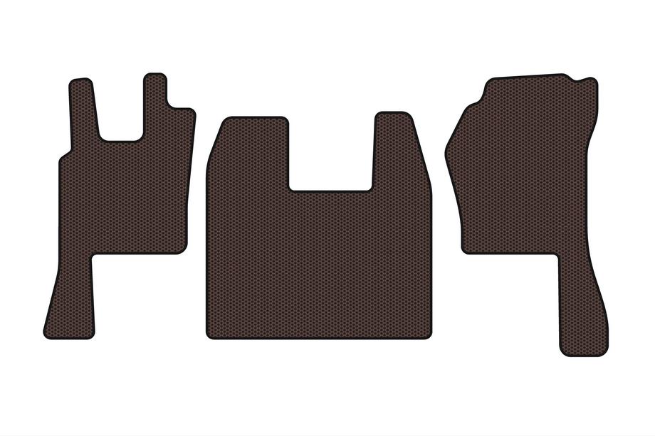 Scania P-serie 2004–2017 Rubberen automatten Carsuit (Bruin) Image