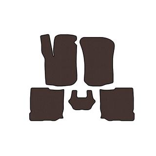 Rubberen automatten Carsuit (HB, 5-deurs, bruin) Seat Leon 1999–2005 foto 1