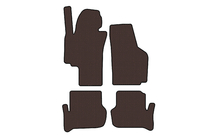 Seat Toledo 2005–2012 Rubberen automatten Carsuit (Bruin) foto 1