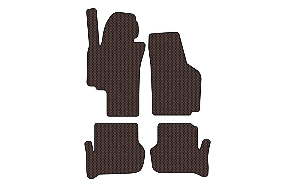 Seat Toledo 2005–2012 Rubberen automatten Carsuit (Bruin) Image