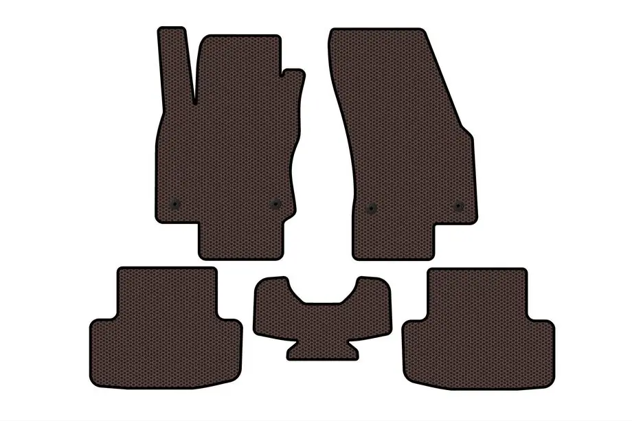 Skoda Karoq 2018– Rubberen automatten Carsuit (Bruin) Image