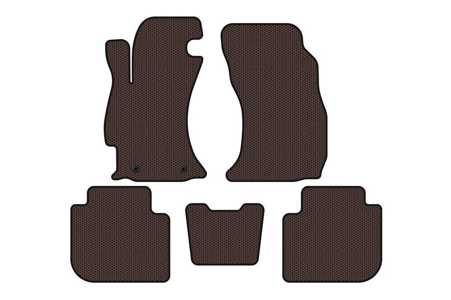 Subaru Forester 2013–2018 Carsuit rubberen automatten (2013-2017, bruin) Foto 1