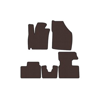 Rubberen automatten voor het interieur Carsuit (2016-2020, HB, bruin) foto 1