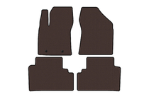 Toyota Avensis 2009–2018 Rubberen automatten Carsuit (SD, bruin) foto 1