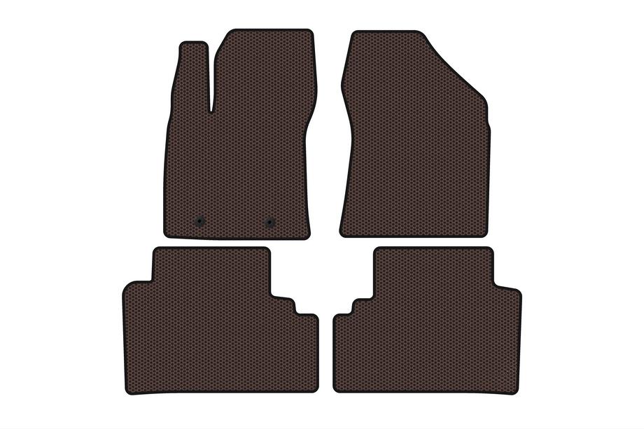 Toyota Avensis 2009–2018 Rubberen automatten Carsuit (SD, bruin) Image