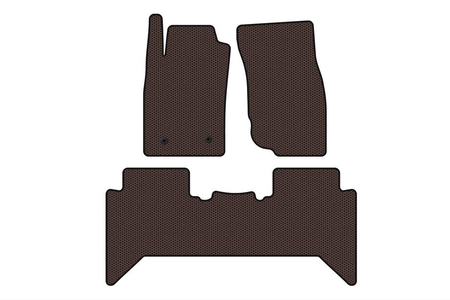 Toyota Hilux 2006–2015 Rubberen automatten Carsuit V2 (Bruin) Image