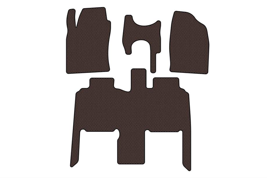Toyota Previa 2000–2006 Rubberen automatten Carsuit (Bruin) Image