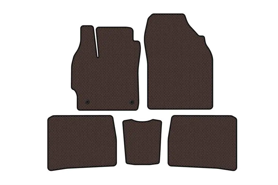 Toyota Prius 2009–2015 Rubberen automatten Carsuit (LB, bruin) Image