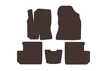 Toyota Rav 4 2001–2005 Rubberen automatten Carsuit (Bruin) foto 1